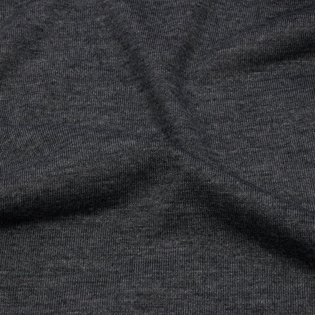 Dark Gray Heathered Polyester Jersey