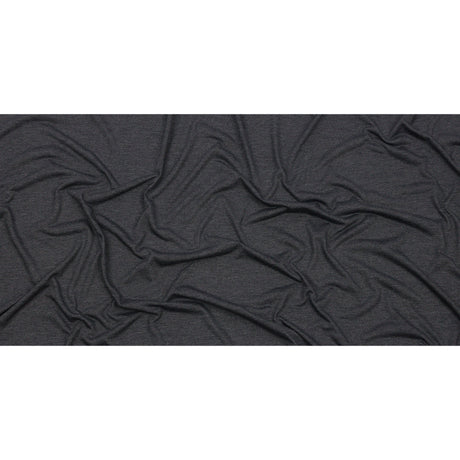 Dark Gray Heathered Polyester Jersey