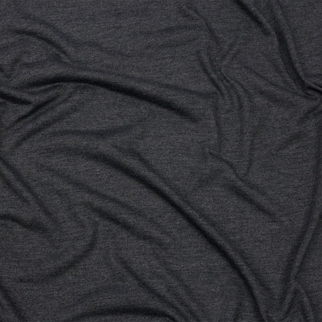 Dark Gray Heathered Polyester Jersey