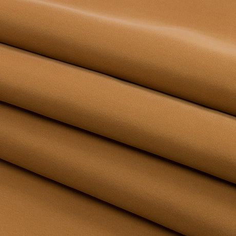 Golden Ochre Satin-Faced Polyester Twill
