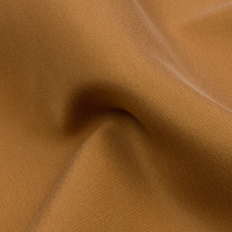 Golden Ochre Satin-Faced Polyester Twill