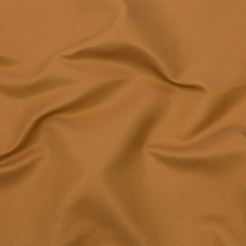 Golden Ochre Satin-Faced Polyester Twill