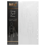 Mood Designer Sewing Planner Project Page Refills - 5.82" x 8.26", A5, 24 Pages