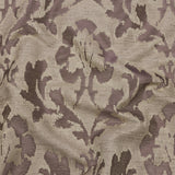 Dusty Lilac and Oatmeal Abstracted Leaves Polyester Jacquard
