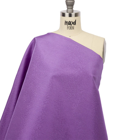 Purple Stiff Rayon Woven