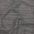 Black, White and Silver Metallic Polyester Tweed