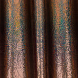 Crinkled Mirror Vinyl with Fabric Backing - Holographic Gray - Ingot Collection