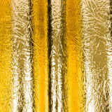Crinkled Mirror Vinyl with Fabric Backing - Gold - Ingot Collection