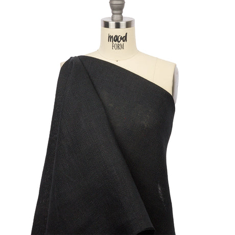 Black Linen Burlap