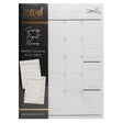 Mood Designer Sewing Planner Undated Monthly Calendar Refills - 5.82" x 8.26", A5, 12 Months