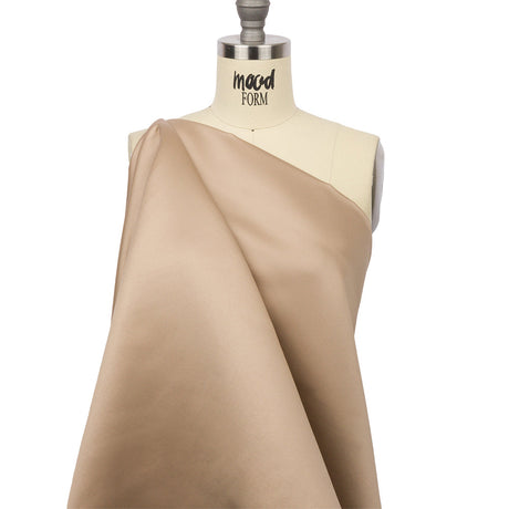 Taupe Polyester Satin