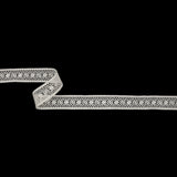 Famous NYC Designer Off White Geometric Lace Trim - 0.625"