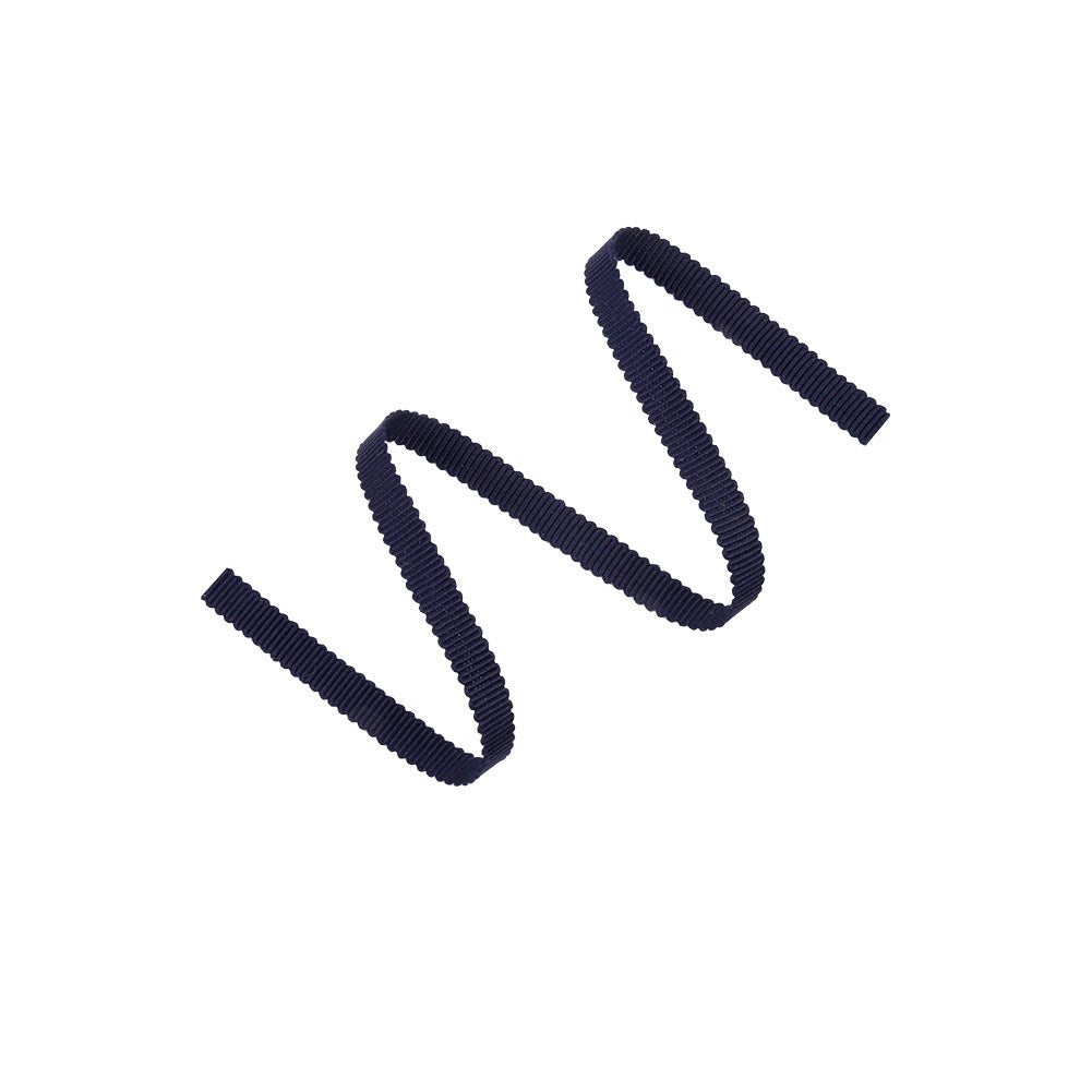 Navy Petersham Grosgrain Ribbon - 0.25"