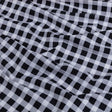 Compression Swimwear Tricot, UV Protective with Aloe Vera Microcapsules - Black and White Checkered - Caye Collection
