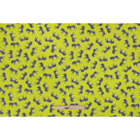 Compression Swimwear Tricot, UV Protective with Aloe Vera Microcapsules - Neon Lemon Zebras - Caye Collection