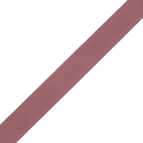 Tilly Deep Taupe Herringbone Cotton Twill Tape - 15mm