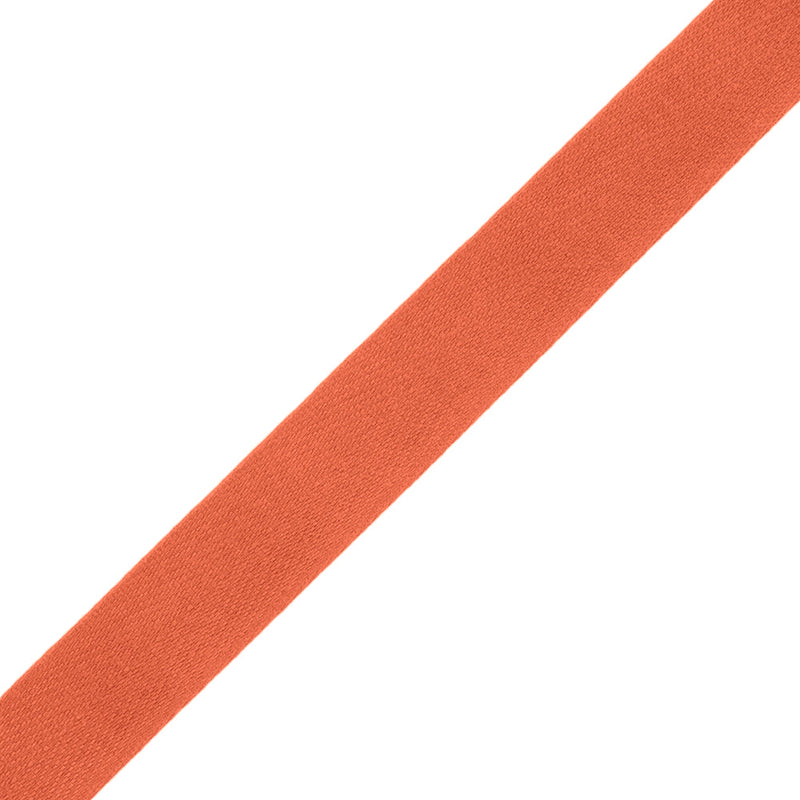 Tilly Spicy Chestnut Herringbone Cotton Twill Tape - 15mm