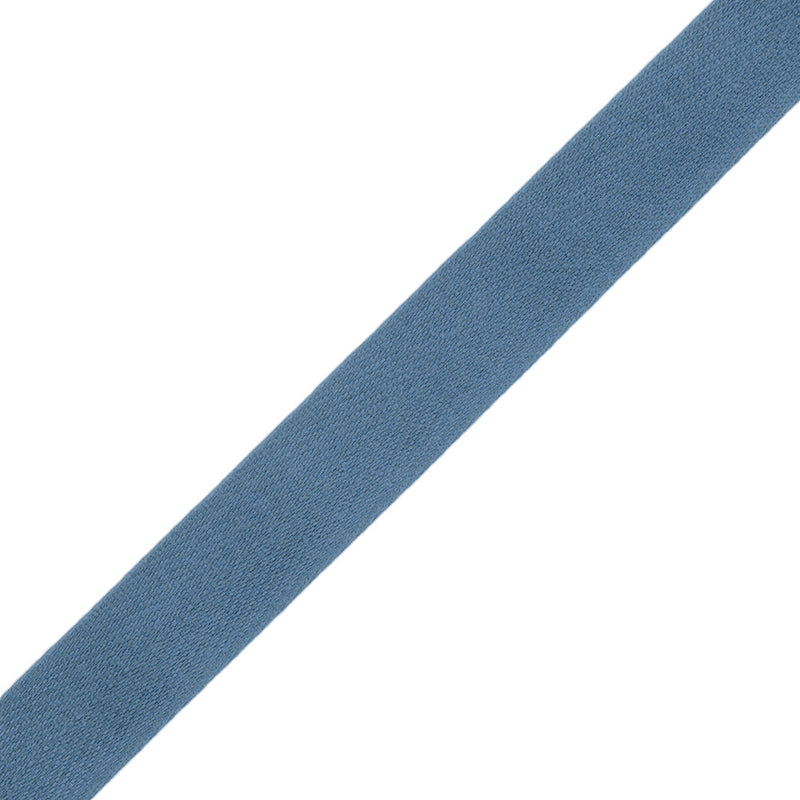 Tilly Mineral Gray Herringbone Cotton Twill Tape - 15mm