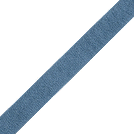 Tilly Mineral Gray Herringbone Cotton Twill Tape - 15mm