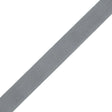 Tilly Nickel Herringbone Cotton Twill Tape - 15mm