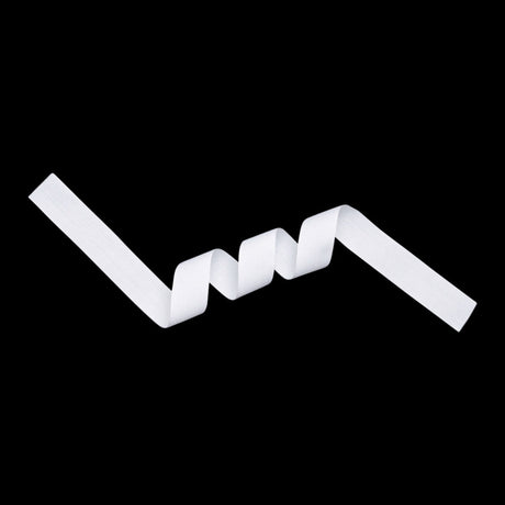 Tilly White Herringbone Cotton Twill Tape - 20mm