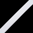 Tilly White Herringbone Cotton Twill Tape - 20mm