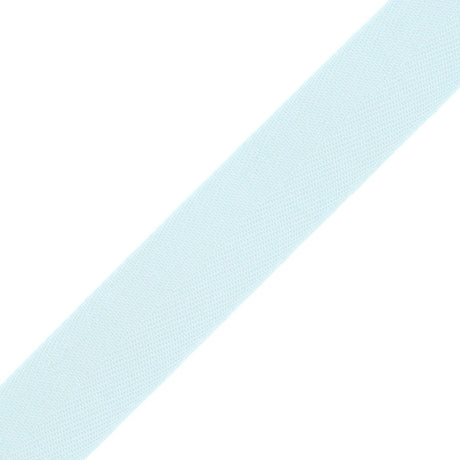 Tilly Ice Blue Herringbone Cotton Twill Tape - 20mm