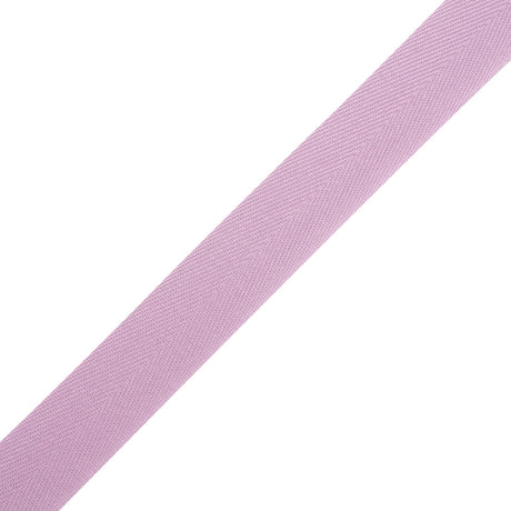 Tilly Grape Smoke Herringbone Cotton Twill Tape - 20mm