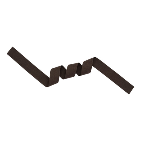 Tilly Black Coffee Herringbone Cotton Twill Tape - 20mm