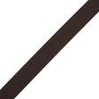 Tilly Black Coffee Herringbone Cotton Twill Tape - 20mm
