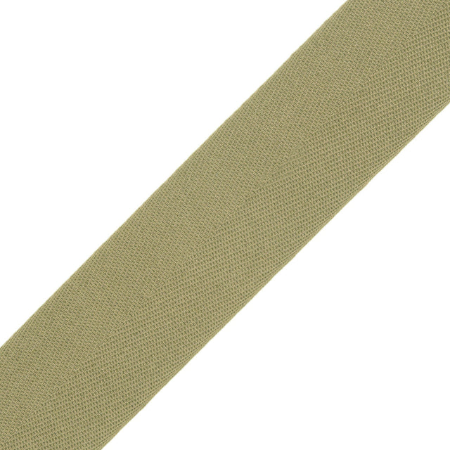 Tilly Camouflage Green Herringbone Cotton Twill Tape - 25mm