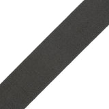 Tilly Shadow Gray Herringbone Cotton Twill Tape - 25mm