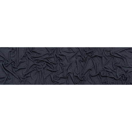 Cotton and Modal 1x1 Rib Knit - Heathered Navy Blue