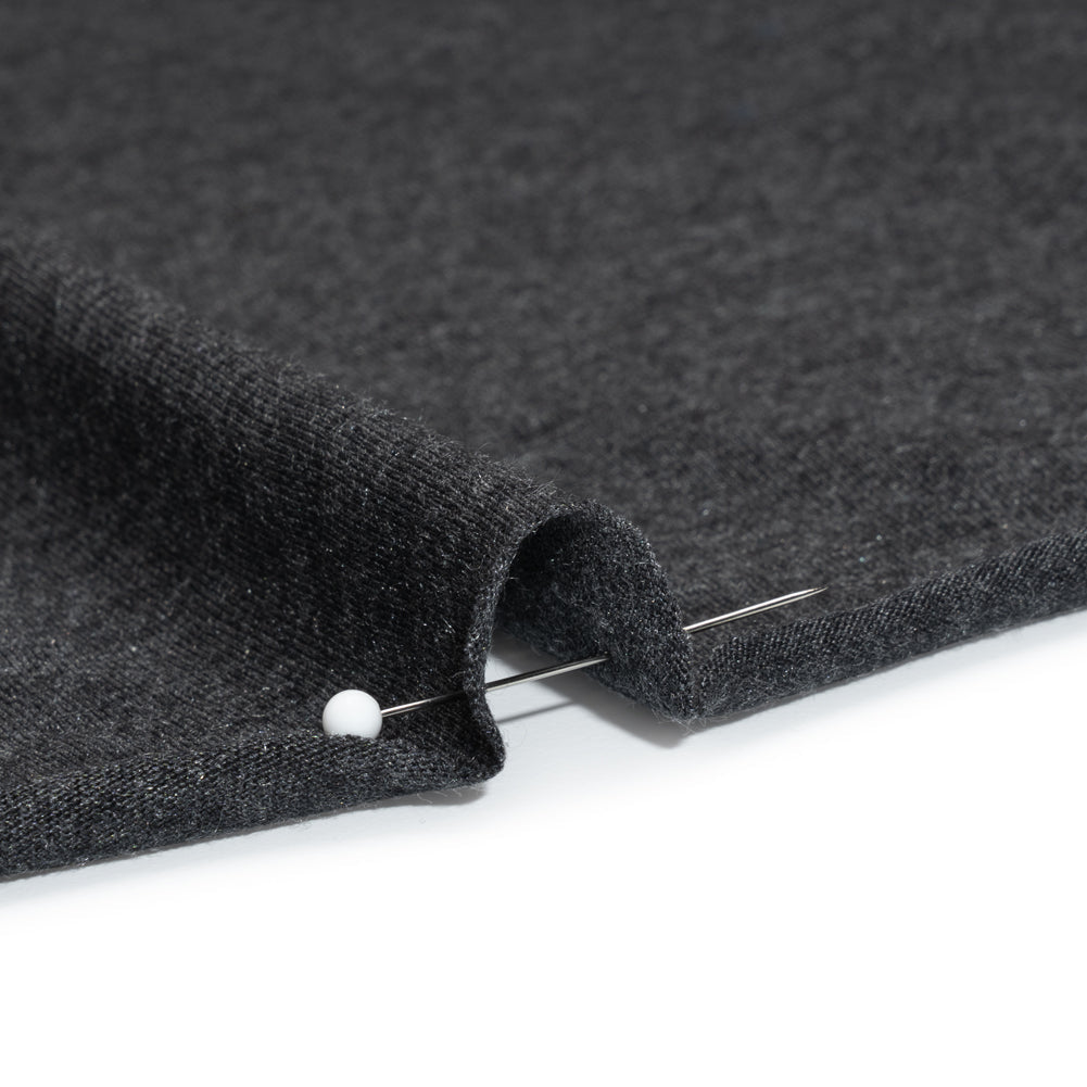 Cotton and Modal Jersey - Heathered Dark Gray