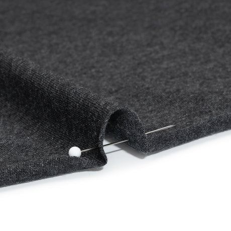 Cotton and Modal Jersey - Heathered Dark Gray
