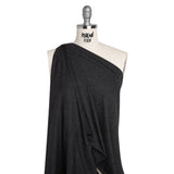 Cotton and Modal Jersey - Heathered Dark Gray