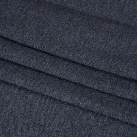 Cotton and Modal Jersey - Heathered Navy Blue