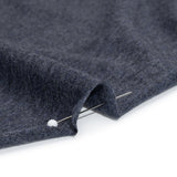 Cotton and Modal Jersey - Heathered Navy Blue