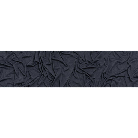 Cotton and Modal Jersey - Heathered Navy Blue