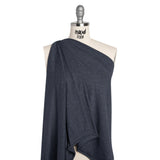 Cotton and Modal Jersey - Heathered Navy Blue
