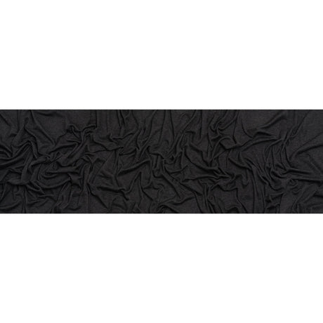 Cotton and Modal 1x1 Rib Knit - Heathered Dark Gray