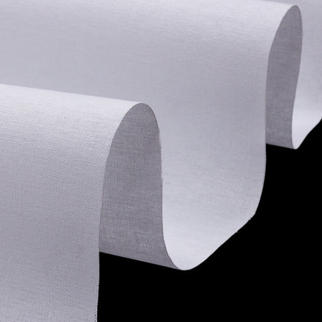 White Lightweight Cotton Buckram