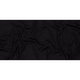 Black Rayon and Polyester Waffle Knit