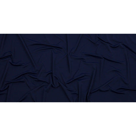 Navy Stretch Nylon Interlock Knit