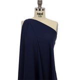 Navy Stretch Nylon Interlock Knit