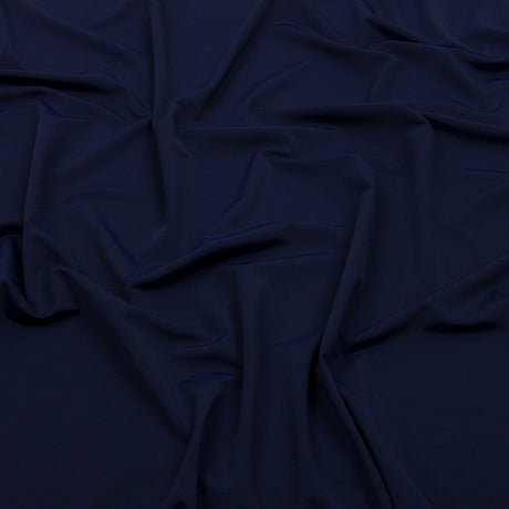 Navy Stretch Nylon Interlock Knit