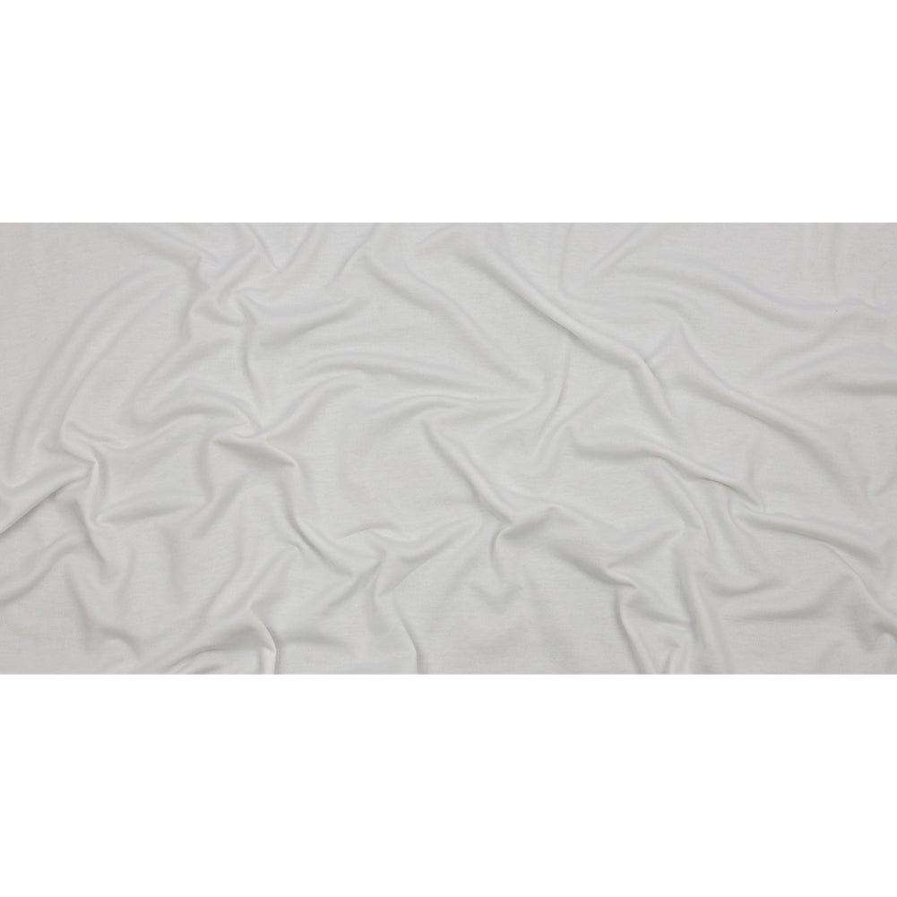 White Lightweight Polyester Sweatshirt Fleece