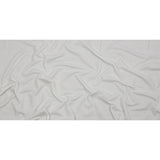 White Lightweight Polyester Sweatshirt Fleece