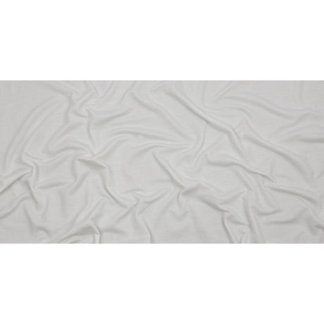 White Lightweight Polyester Sweatshirt Fleece