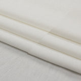 Off White Lightweight Polyester French Terry